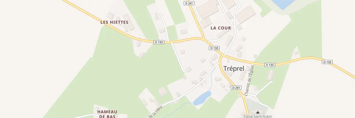 Plan du 5 Rte des Veines à Tréprel