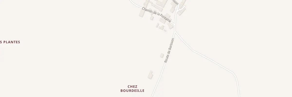 Plan du 70 Barisson Ouest à Germignac