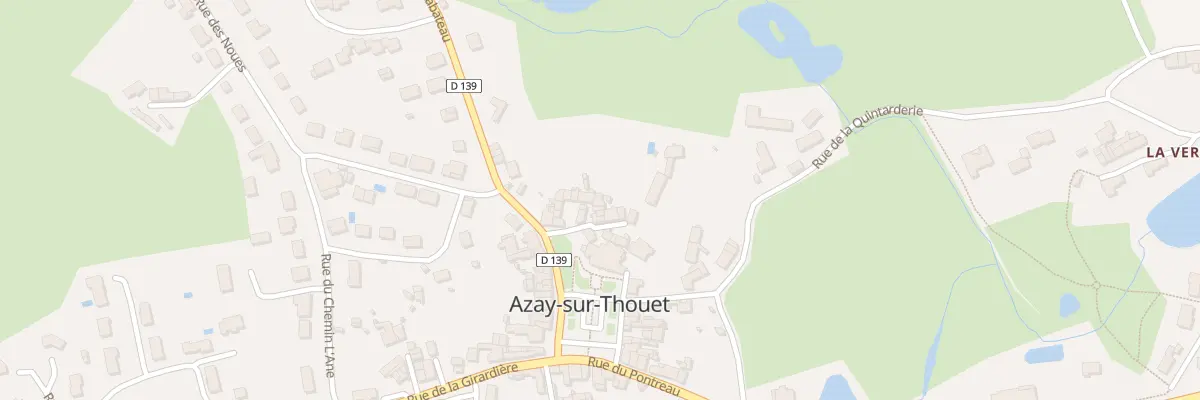 Plan du 23 Rue de l’Eglise à Azay-sur-Thouet