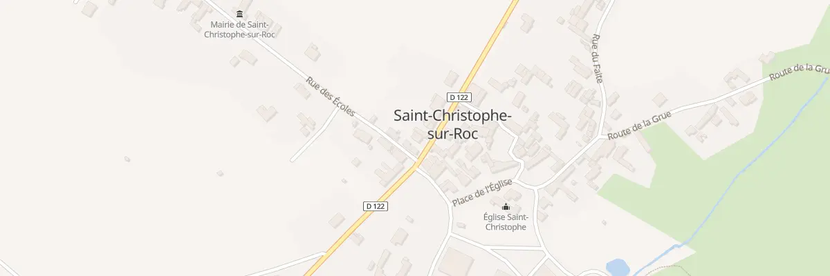 Plan du 3 Rte des Grands Bois à Saint-Christophe-sur-Roc