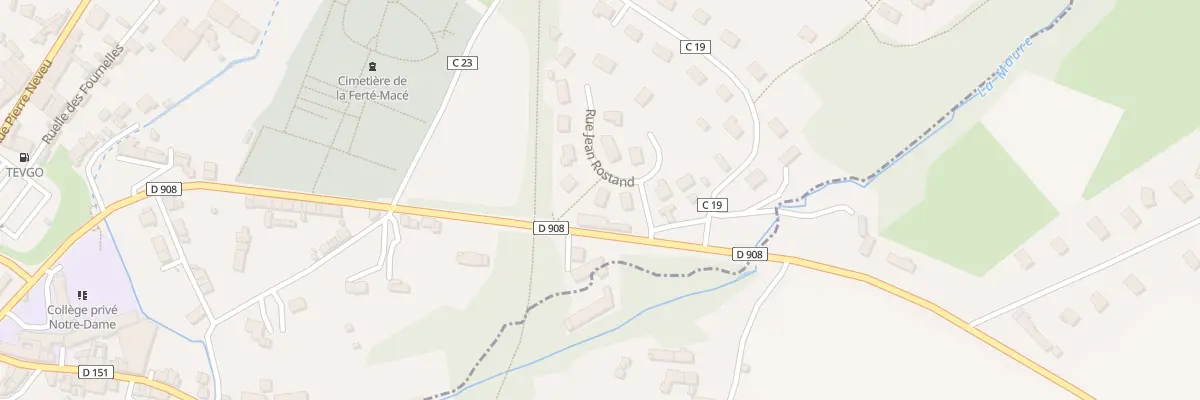 Plan du 3 Rue Jean Rostand à La Ferté Macé
