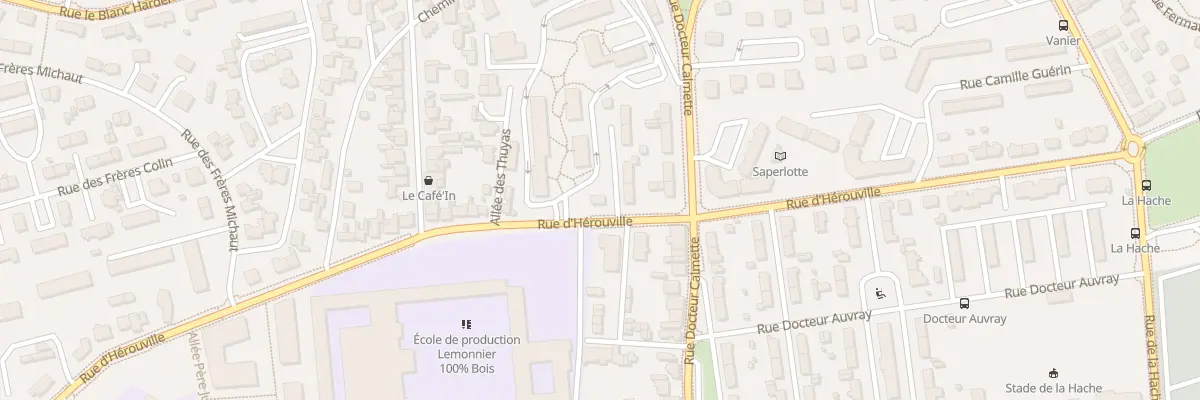 Plan du 89 Rue d’Hérouville à Caen
