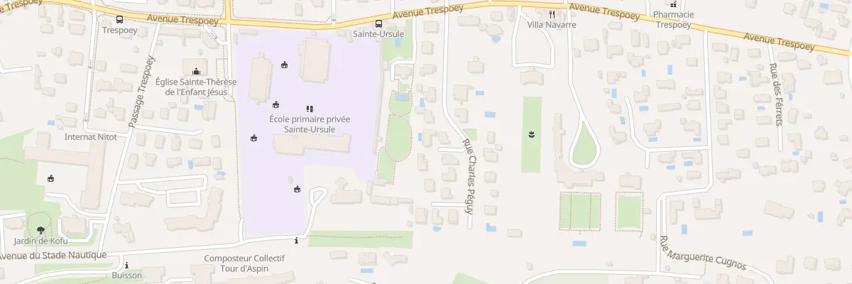Plan du 17 Rue Charles Péguy à Pau