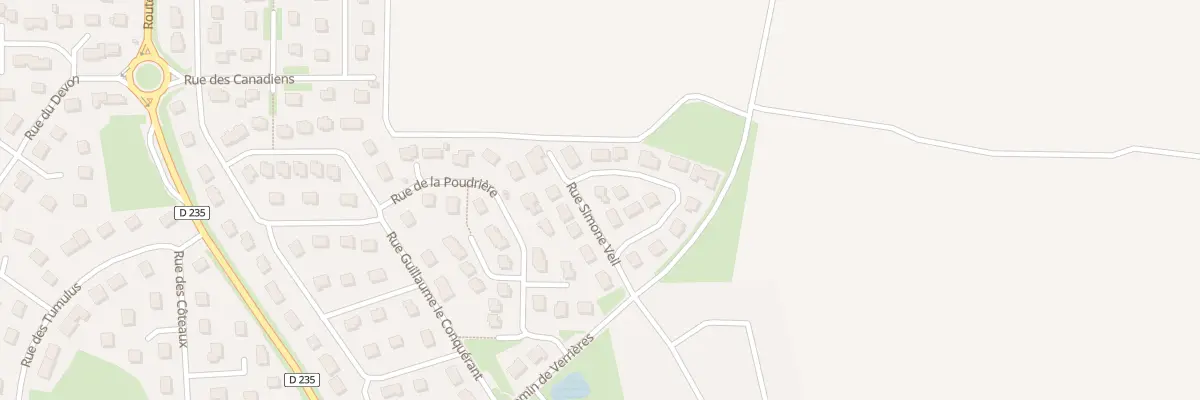 Plan du 6 Rue Simone Veil à Fontenay-le-Marmion