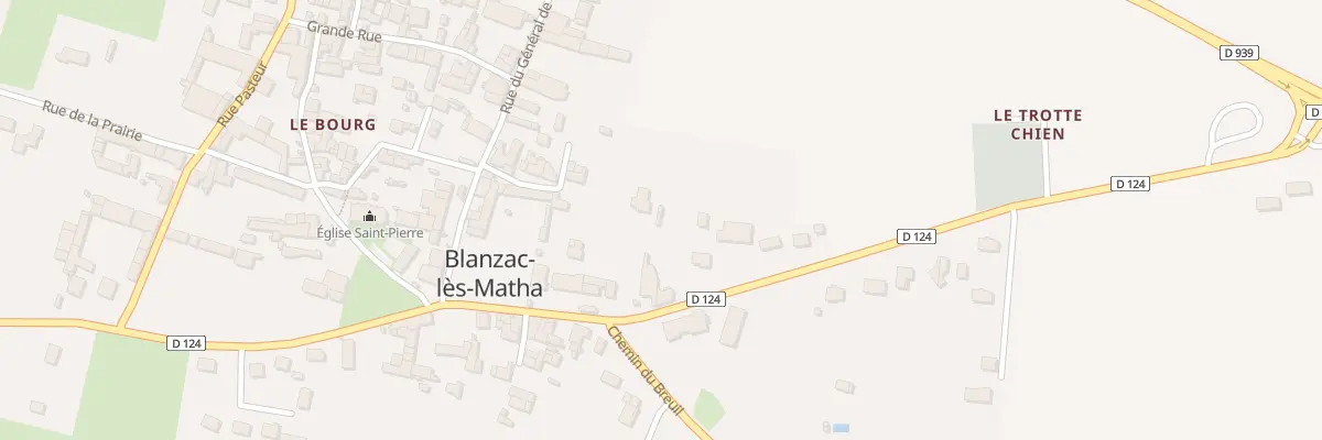Plan du 17 Rte de Matha à Blanzac-lès-Matha