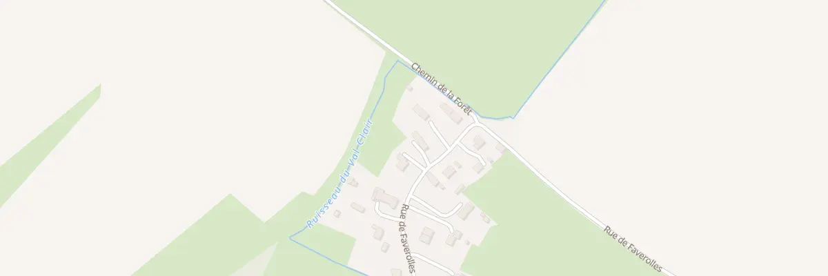 Plan du 8 Faverolles à Barbery
