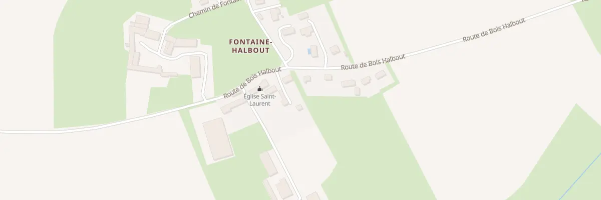 Plan du 77 Rte de Bois Halbout à Moulines