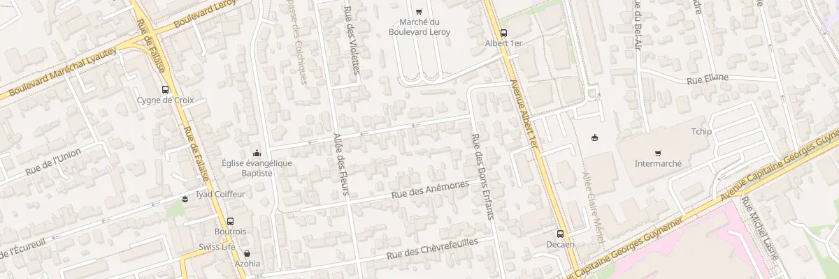 Plan du 9 Rue des Primevères à Caen