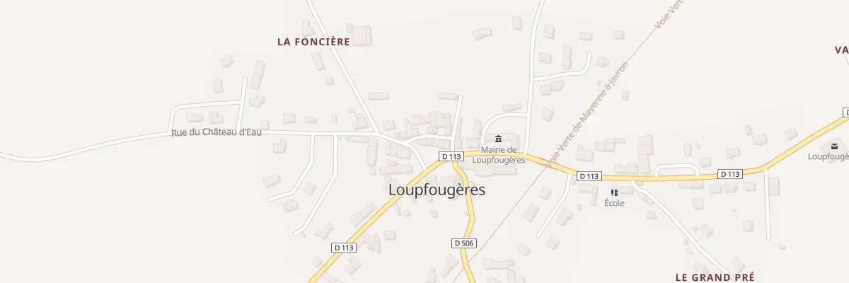 Plan du 5 Pl Saint Martin à Loupfougères