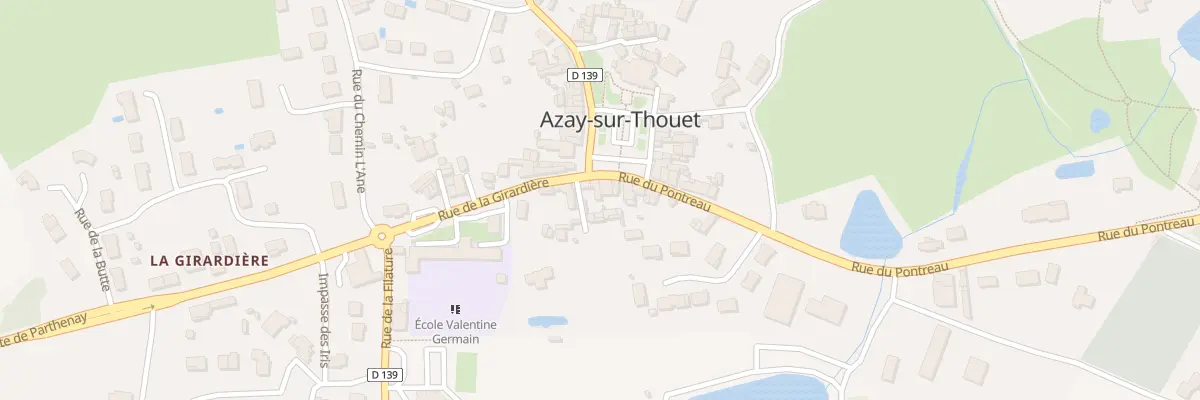 Plan du 4 Rue du Pontreau à Azay-sur-Thouet