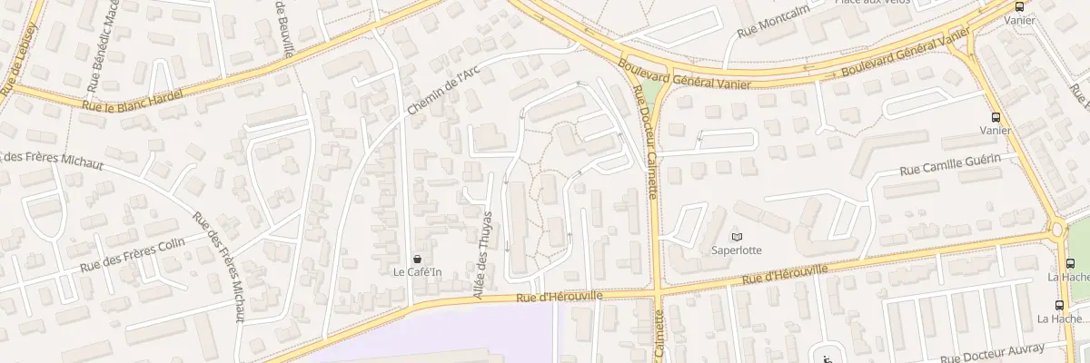Plan du 87 Rue d’Hérouville à Caen