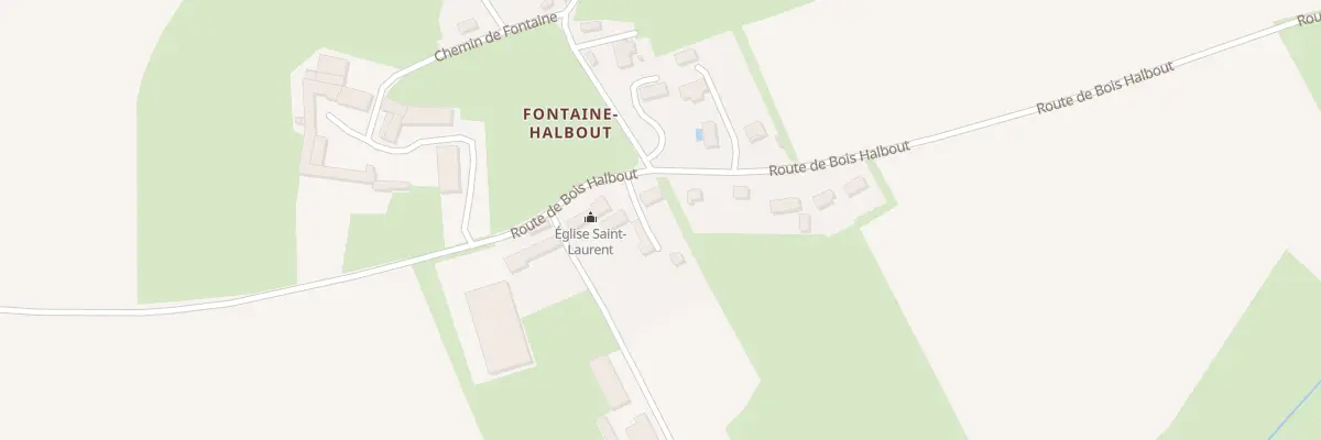 Plan du 75 Rte de Bois Halbout à Moulines