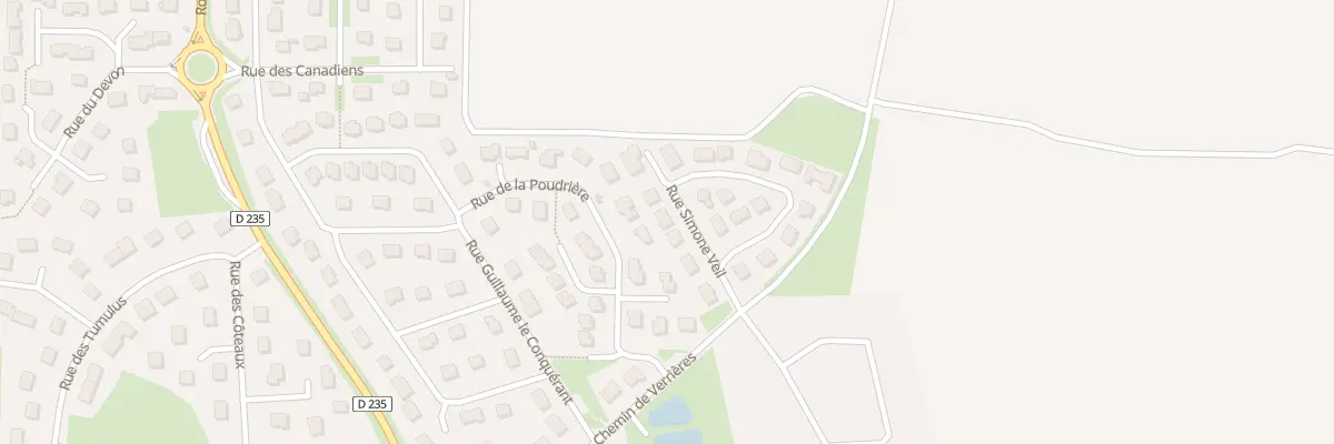 Plan du 7 Rue Simone Veil à Fontenay-le-Marmion