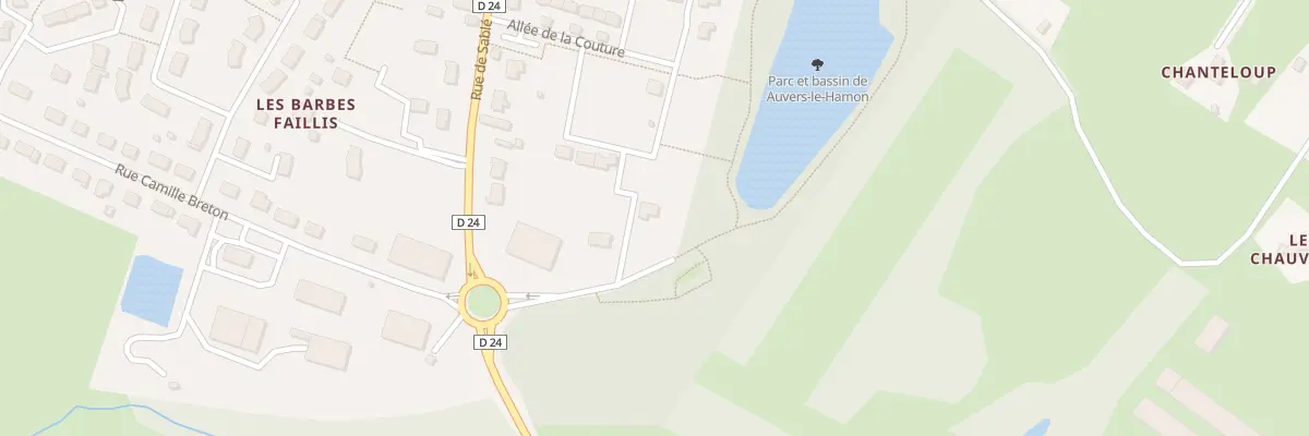 Plan du 5 Rue du Parc à Auvers-le-Hamon