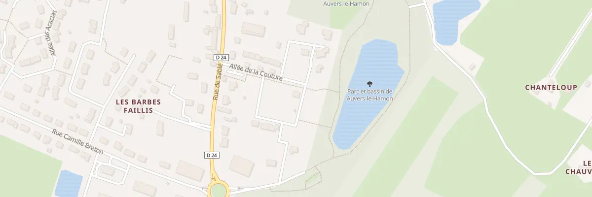 Plan du 16 La Couture à Auvers-le-Hamon