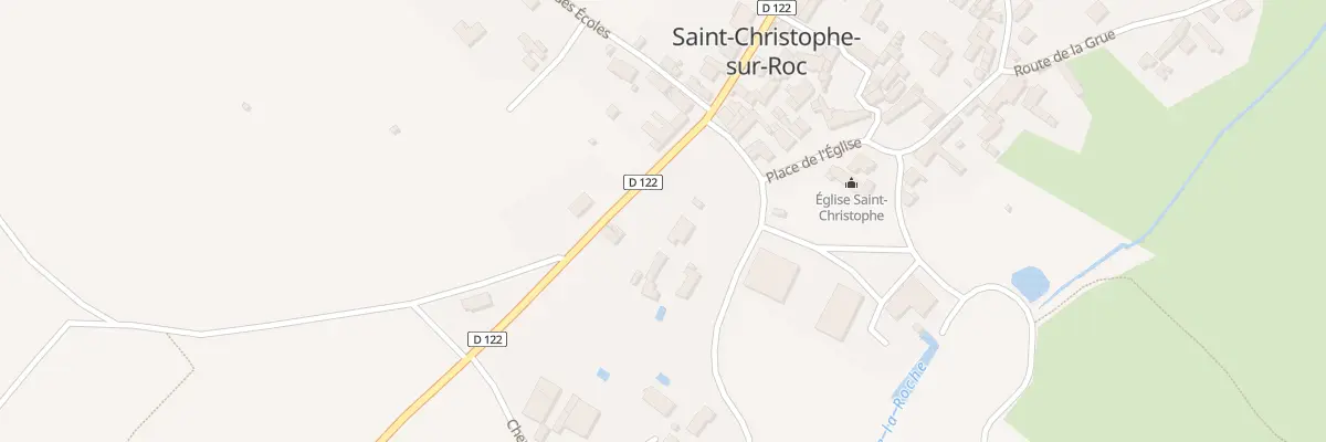 Plan du 8 Chem de la Gelousière à Saint-Christophe-sur-Roc
