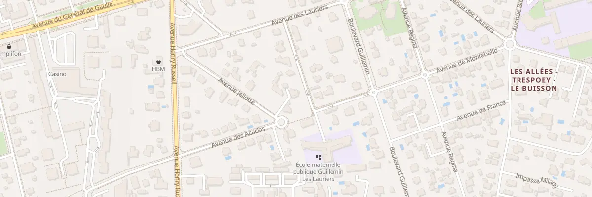 Plan du 4 Av Jéliotte à Pau