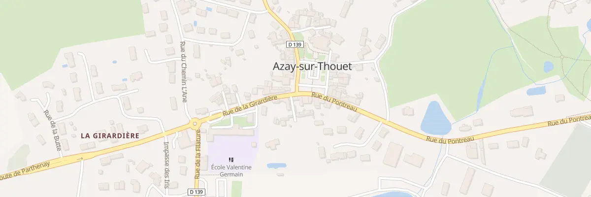 Plan du 2 Rue du Pontreau à Azay-sur-Thouet