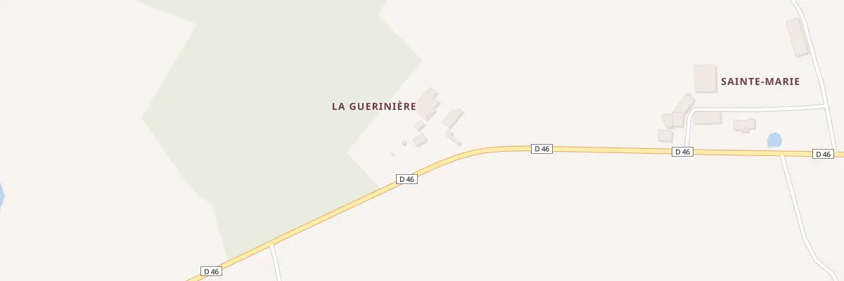 Plan du 4 La Gueriniere à Amailloux