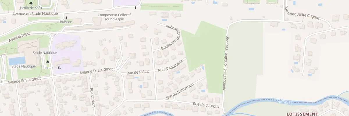 Plan du 5 Rue d’Aquitaine à Pau
