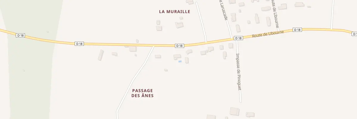 Plan du 25 Pinoguet à Marcenais