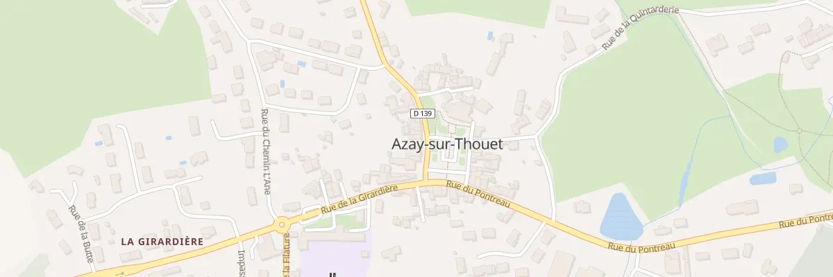 Plan du 19 Rue du Rabateau à Azay-sur-Thouet