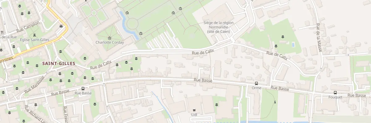 Plan du 58 Rue de Calix à Caen