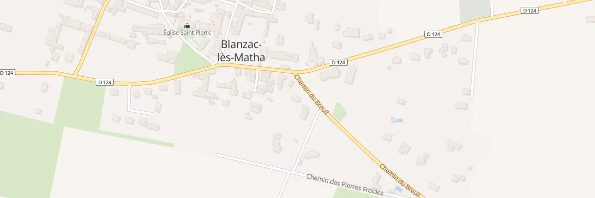 Plan du 2 Che du Breuil à Blanzac-lès-Matha