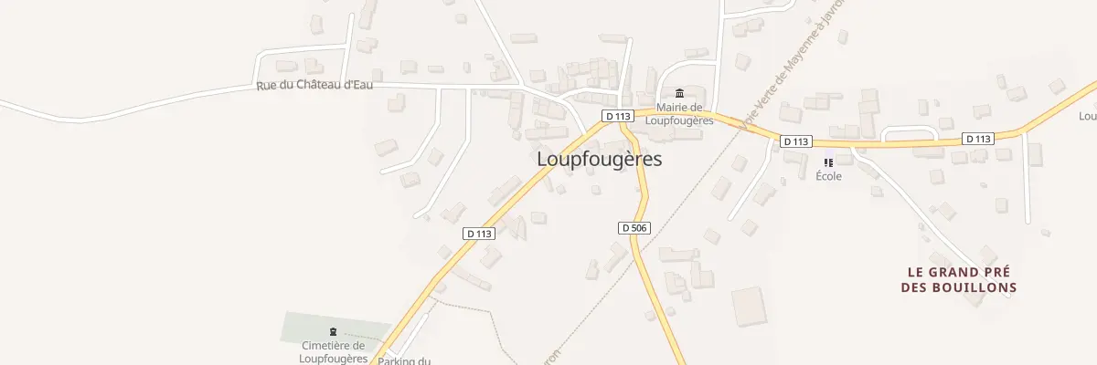 Plan du 4 Rue de Bretagne à Loupfougères