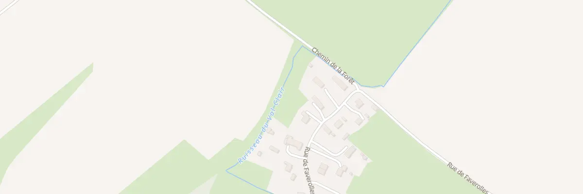 Plan du 25 Rue de Faverolles à Barbery