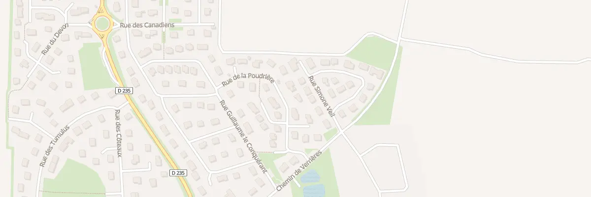 Plan du 10 Rue de la Poudrière à Fontenay-le-Marmion