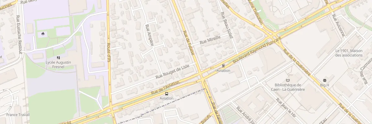 Plan du 218 Rue de Falaise à Caen