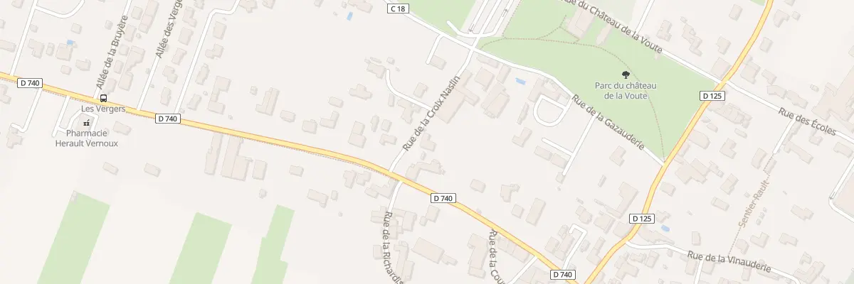 Plan du 2 Rue de la Croix Naslin à Prahecq