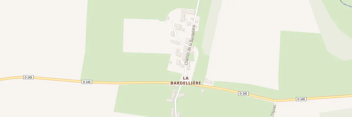 Plan du 5 Che de la Bardelière aux Isles-Bardel