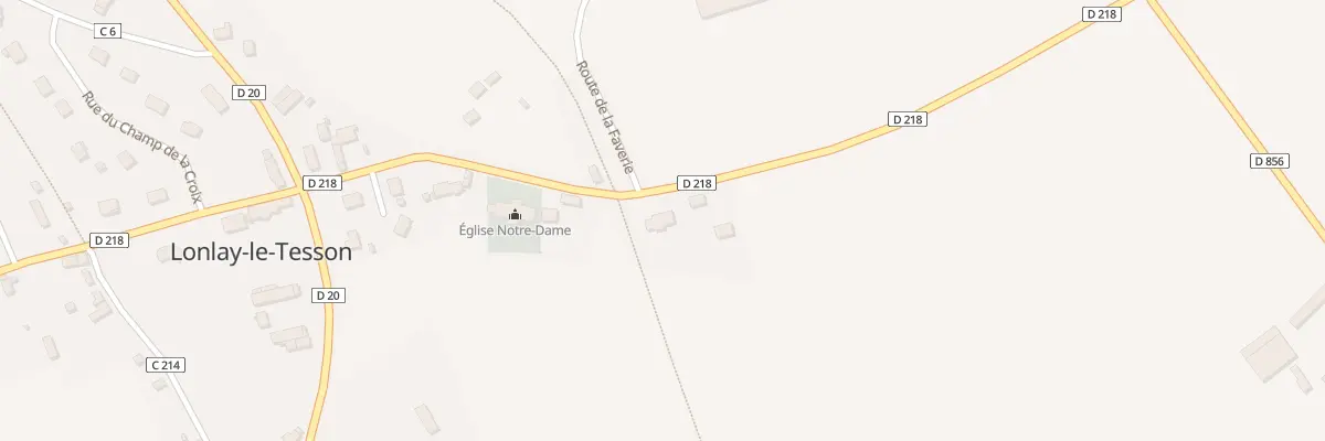 Plan du 5025 Les Grands Parcs à Lonlay-le-Tesson