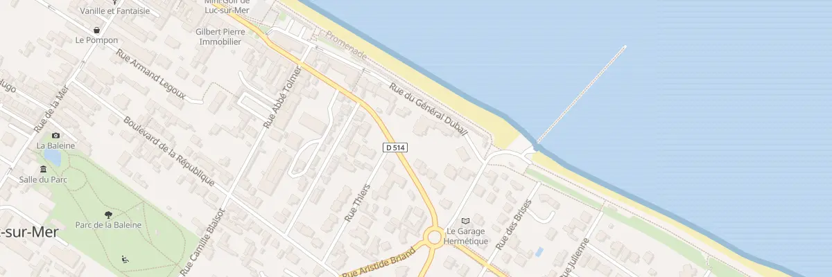 Plan du 4 Rue du Général Dubail à Luc-sur-Mer