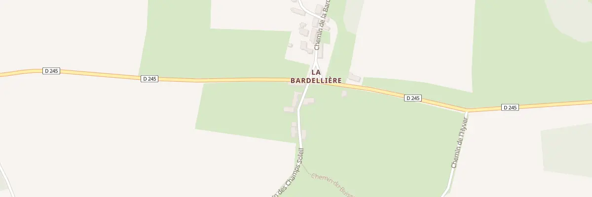 Plan du 4 Che des Champs Soleil aux Isles-Bardel