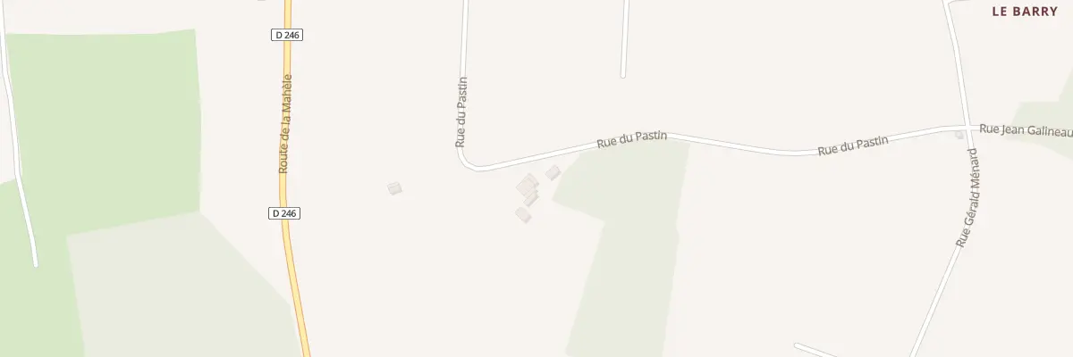 Plan du 2 Rue du Pastin à Saint-Genès-de-Fronsac