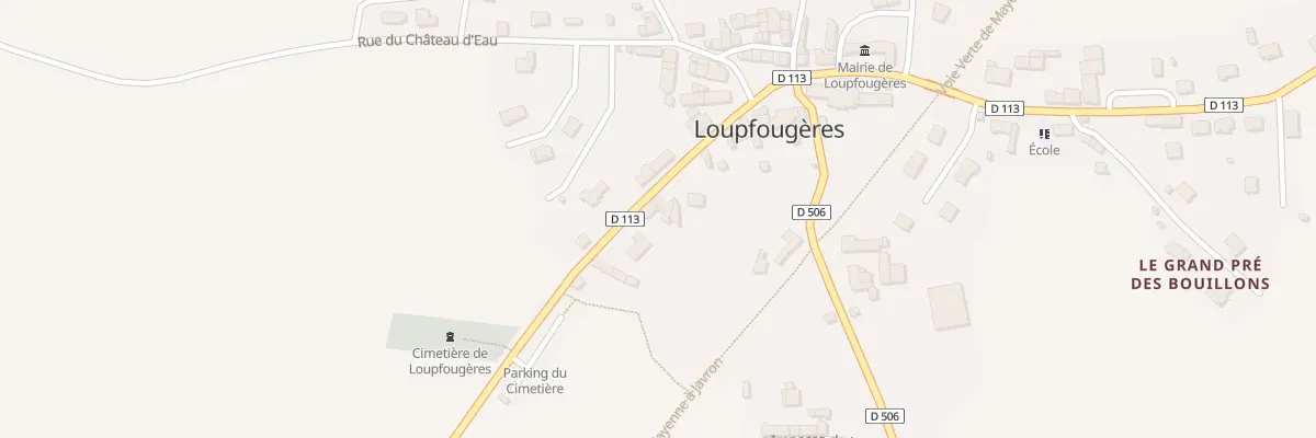 Plan du 9 Rue de Bretagne à Loupfougères