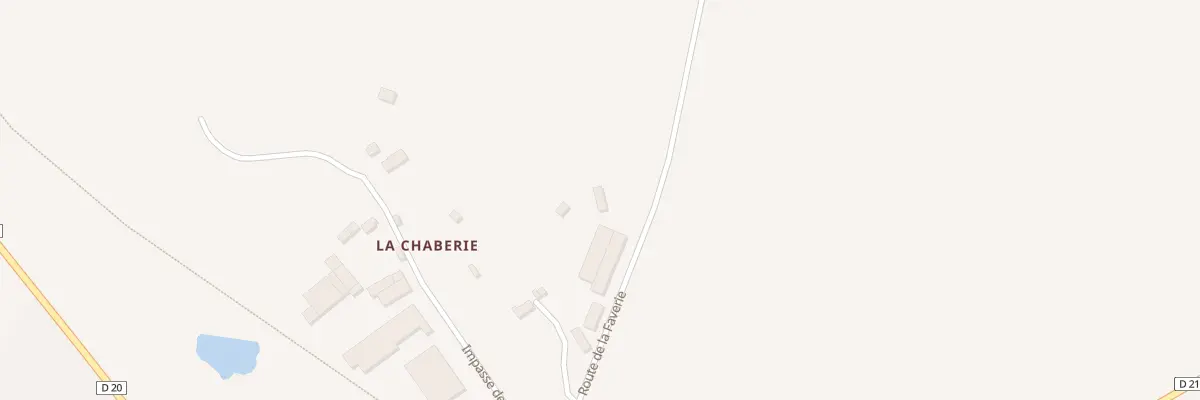 Plan du 349 Rte de la Faverie à Lonlay-le-Tesson