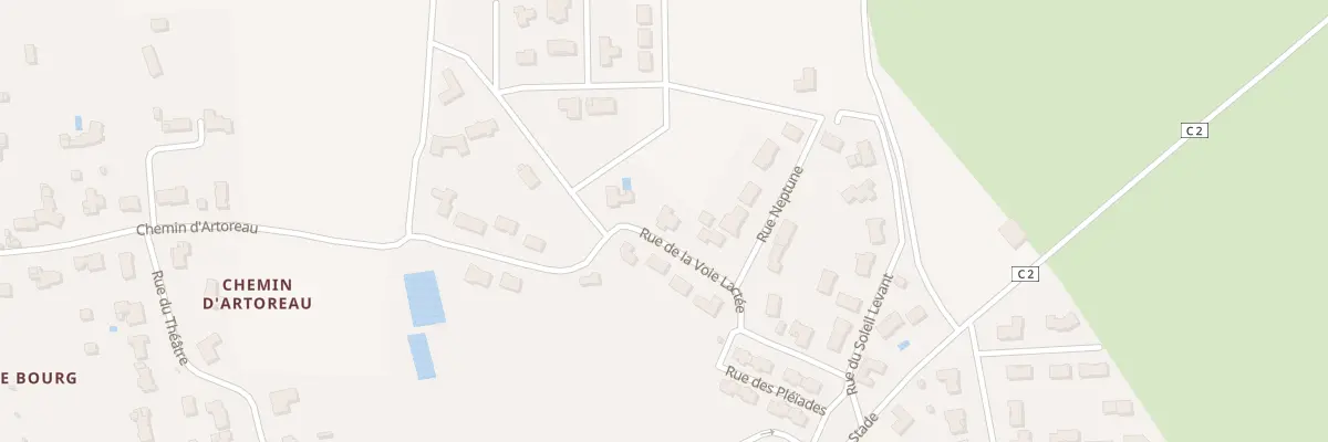 Plan du 6 Rue de la Voie Lactée à Chiché