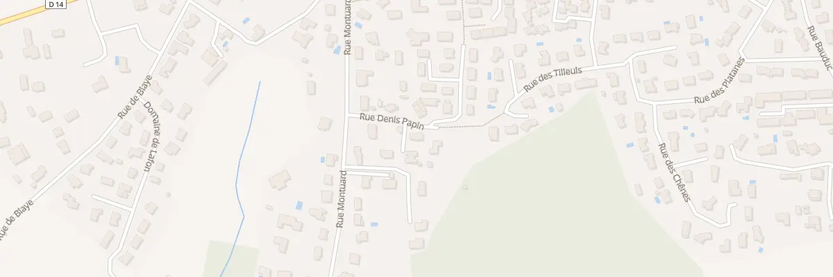 Plan du 3 Rue Denis Papin à Créon