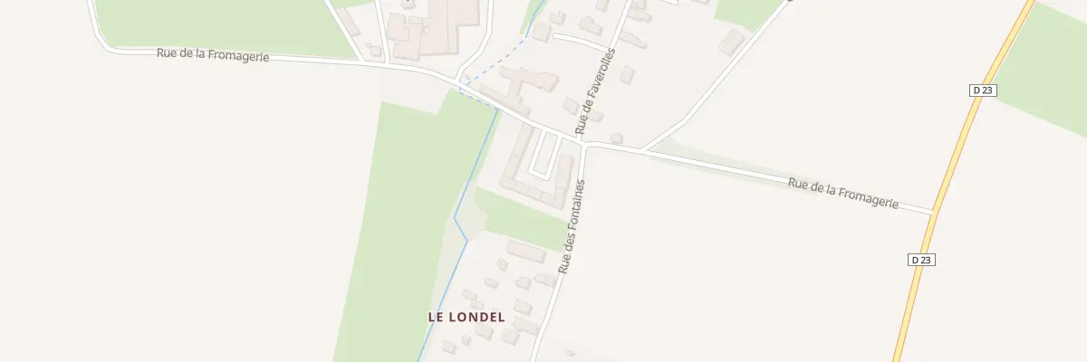 Plan du 5 Rue de la Fromagerie à Barbery