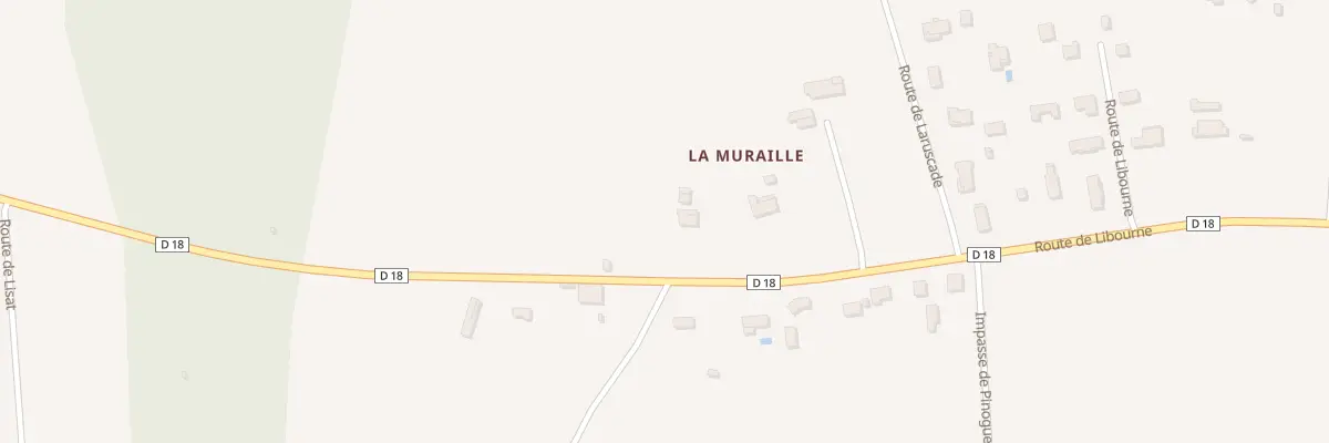 Plan du 168 La Muraille à Marcenais