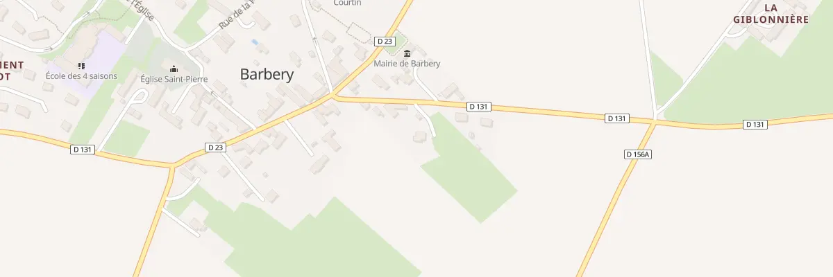 Plan du 6 Rue du Mesnil Touffray à Barbery