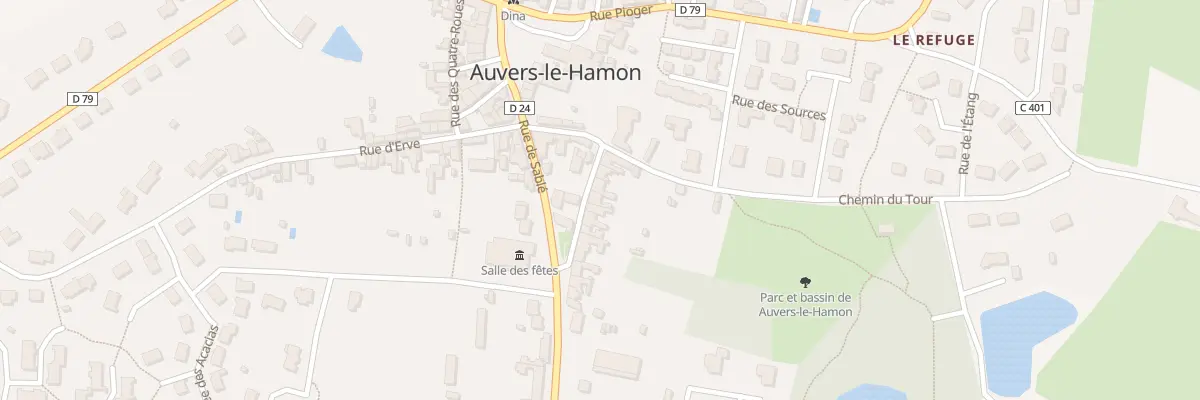Plan du 10 Rue Alain De Rouge à Auvers-le-Hamon