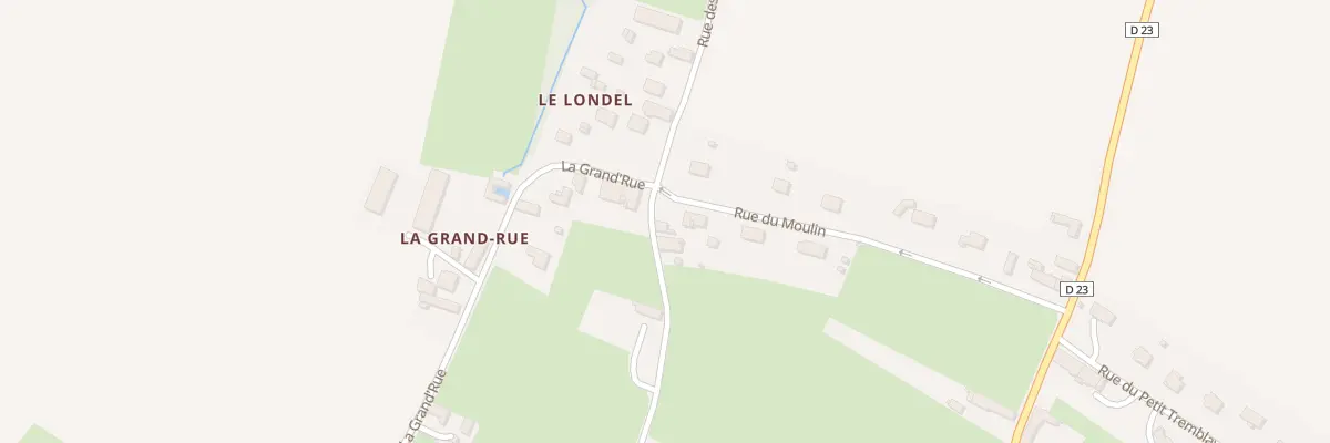 Plan du 5168 Rue du Moulin à Barbery