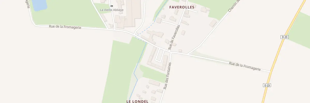 Plan du 27 Rue de la Fromagerie à Barbery