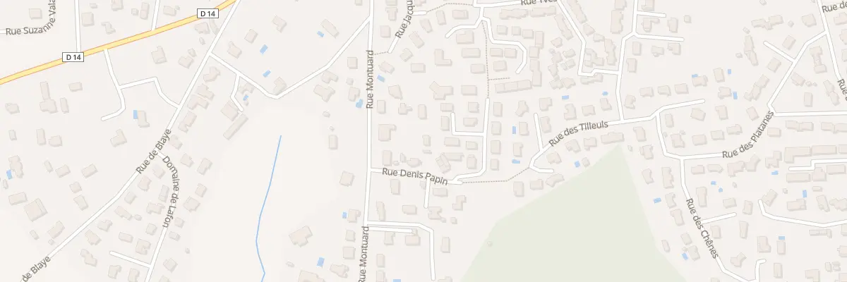Plan du 6 Rue Denis Papin à Bouliac
