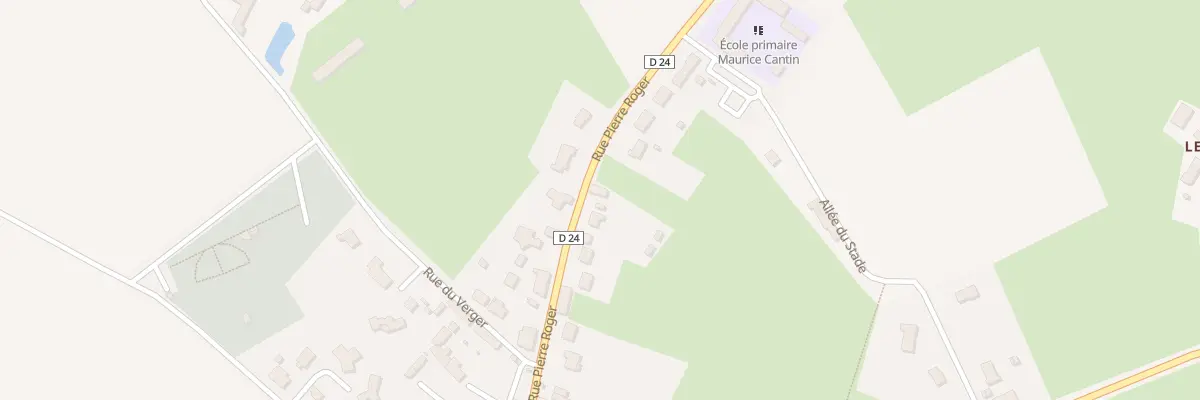 Plan du 23 Rue Pierre Roger à Auvers-le-Hamon